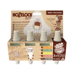 Système d'arrosage coloris vert Hozelock Aquasolo - Pour pot taille M Pack 3 + 1