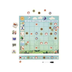 Tableau d’organisation Janod Calendrier aimanté - dès 3 ans
