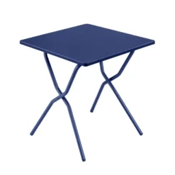 Table Balcony colorblock en acier zingué Lafuma - 70 x 64 x 73 cm