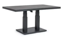Table basse élévatrice coloris anthracite Truman Bizzotto - 140 x 85 x 49 cm