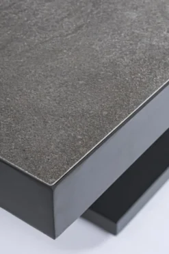 Table basse élévatrice coloris anthracite Truman Bizzotto - 140 x 85 x 49 cm