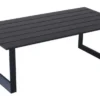 Table basse Prado, aluminium graphite, PROLOISIRS - 120x60x42cm