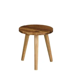 Table d’appoint en bois recyclé marron Bold petit modèle - Ø 26 x H 28 cm