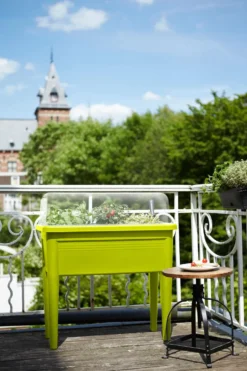 Table de culture 56 L coloris vert lime Elho Green Basics XXL - 75,5 x 36,5 x 65 cm