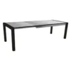 Table extérieure coloris gris en aluminium Stern - 294 x 100 cm