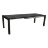 Table extérieure coloris noir en aluminium Stern - 174 x 214 x 254 x 90 cm