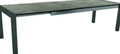 Table extérieure extensible en aluminum HPL Stern - 174 x (214/254) x 90 x 7 cm