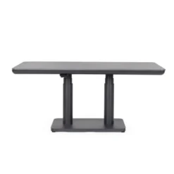 Table élévatrice en aluminium anthracide et pierre sintérisée Bizzotto Miguel
