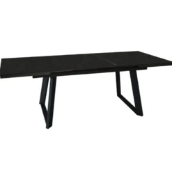 Table Malo avec rallonge automatique en aluminium - 180 x 240 x 100 cm