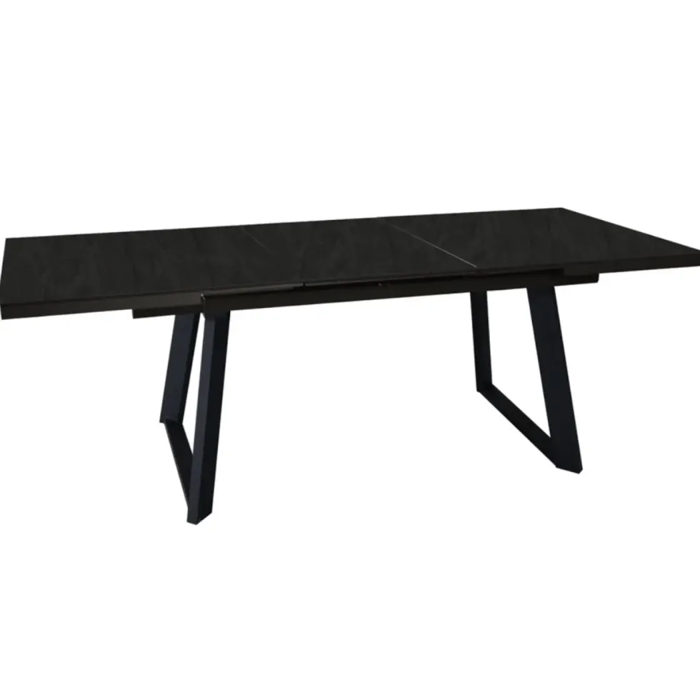 Table Malo avec rallonge automatique en aluminium - 180 x 240 x 100 cm