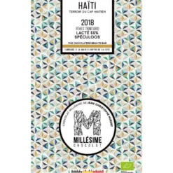 Tablette de chocolat d’Haïti au lait et spéculos 75 g