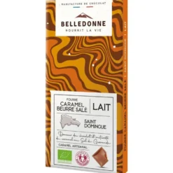 Tablette fourrée caramel bio Belledonne - 80 g