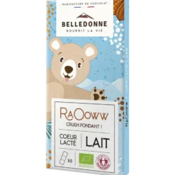 Tablette lait cœur lacté bio Belledonne - 80 g