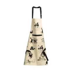 Tablier de cuisine Dubout 3 chats et Compagnie - 72 x 85 cm