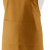 Tablier recyclé Gen coloris orange en coton - 120 x 85 cm