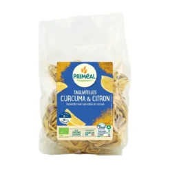 Tagliatelles au curcuma & citron Priméal - 250 g