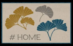 Tapis brosse coco imprimé home Ginko E/C Sweetsol - 40 x 60 cm