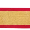 Tapis brosse en coco bordé rouge Sweetsol - 60 x 40 cm