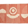 Tapis coloris jaune en coton tufté - 60 x 90 cm