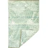 Tapis coloris vert polypropylène recyclé intérieur extérieur - 150 x 240 cm