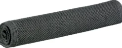 Tapis de bain uni coloris carbone Vivaraise Etia - 54 x 64 cm