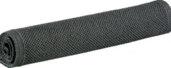 Tapis de bain uni coloris carbone Vivaraise Etia - 54 x 64 cm