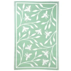 Tapis de jardin imprimé abeille - 182,6 x 121,3 cm