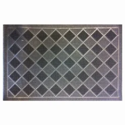 Tapis grattoir en caoutchouc à picots noirs Sweetsol - 60 x 40 cm