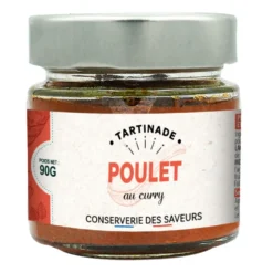 Tartinade bio poulet tandoori Conserverie Saveurs - 90 g