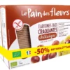 Tartines bio châtaigne Le Pain des Fleurs - 2 x 300 g
