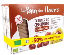 Tartines bio châtaigne Le Pain des Fleurs - 2 x 300 g
