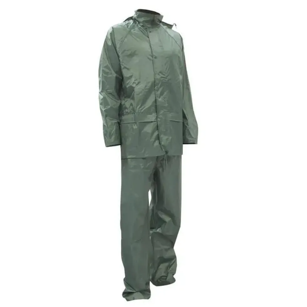 Tenue de pluie verte Instant nature Averse - Taille M