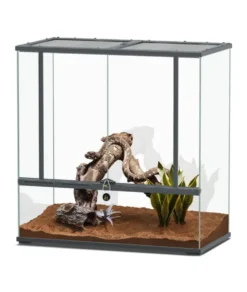 Terrarium coloris gris anthracite Terratlantis Smartline 88 - 88 x 45 x 90 cm