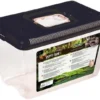 Terrarium en plastique coloris noir Reptile Planet Repti Tank - Taille L 32,5 x 21 x 20 cm