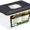 Terrarium en plastique coloris noir Reptile Planet Repti Tank - Taille M 25,5 x 16,5 x 16 cm