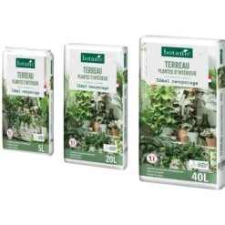 Terreau pour plantes d'intérieur botanic®