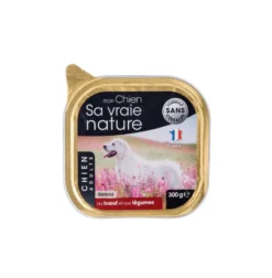 Terrine pour chien au bœuf et aux légumes Sa vraie nature - 300 g