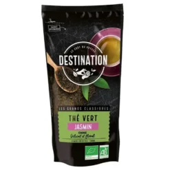 The vert fleur de jasmin sachet 100 g