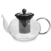 Théière Boro en verre 1 litre noire Ø 14,5 x H 11 cm