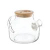 Théière en verre et couvercle bambou Nature & Vous - 850 ml
