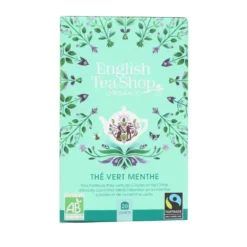Thé vert bio à la menthe English Tea Shop - 20 sachets