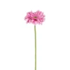 Tige de gerbera artificiel en plastique recyclé violet - 60 cm
