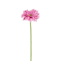 Tige de gerbera artificiel en plastique recyclé violet - 60 cm