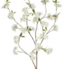 Tige de pommier artificielle à fleurs blanches - Ø 35 x H 120 cm