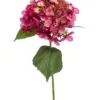 Tige d’Hortensia artificiel fuchsia - Ø 17 x H 50 cm