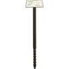 Étiquette à planter jalons de jardin romarin coloris marron - 45 cm