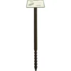 Étiquette à planter jalons de jardin thym coloris marron - 45 cm