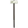Étiquette à planter jalons de jardin persil coloris marron - 45 cm