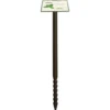 Étiquette à planter jalons de jardin menthe coloris marron - 45 cm