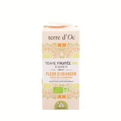 Tisane bio fruitée fleur d’oranger passiflore mandarine Terre d’Oc - 15 infusettes